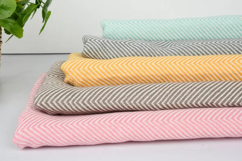 70x40 Cotton Herringbone Towel, Peshtemal, Bachelorette Party Gifts Bridesmaids, Custom Wedding Gifts, Turkish Towel Set, Best Beach Towel - 4