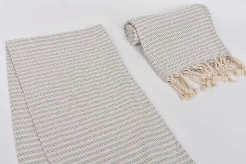 El yapımı hediye, nedime hediyeleri, mutfak havlu, kişiselleştirilmiş bulaşık havlu, konuk havlu, büyükanne hediyesi, 40x20 pamuklu polka nokta havlu, monogram havlu - 7