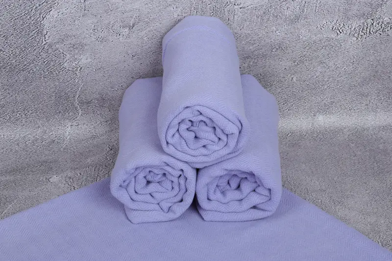 Large Turkish Towel, Absorbent towel, Embroidered Towel, Personalised Gift, Pool Towels, Custom Wedding Towel, 64x40 Cotton Herringbone Towel - 7