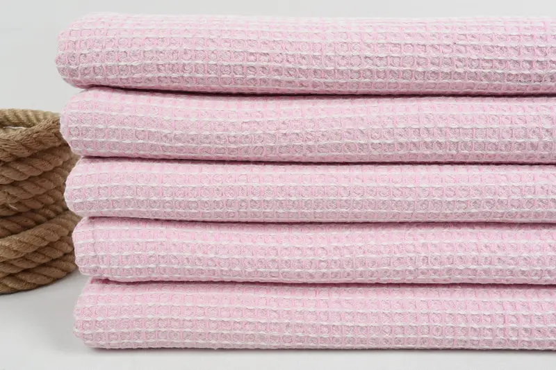 Eco-friendly Turkish peshtemal towel, 68x36 Cotton Waffle Towel, Turkish Towel Beach, Lightweight Turkish towel, Bridal Party Gifts, Summer Gift - 2