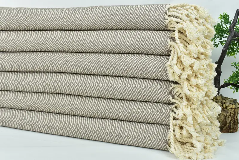 Düğün Hediyeleri Havlu, Düğün Hediye Fikirleri, 70x40 Pamuklu Chevron Havlu, Futa Havlu, Kişiselleştirilmiş Düğün Hediyesi, Arizona Bachelorette Party Favors - 3