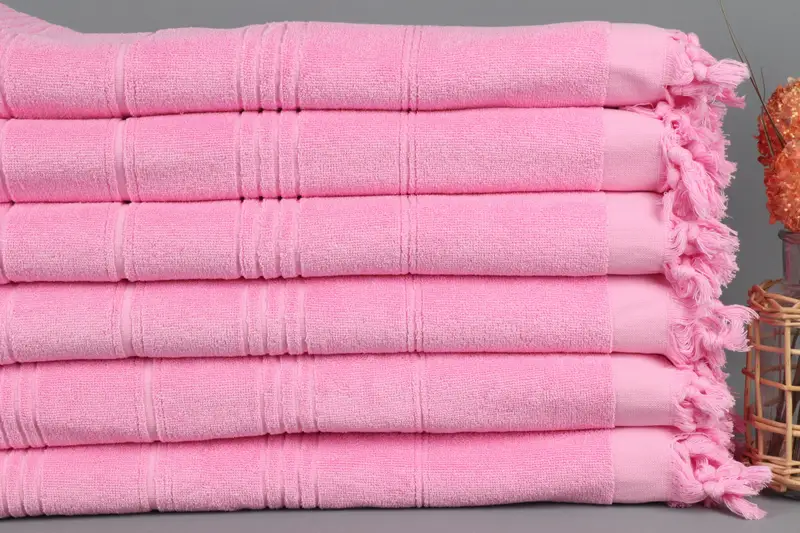 Wedding Favors, 70x36 Cotton Striped Terry Towel, Personalized Gift For Her, Summer Gift Ideas, Luxury Beach Towel, Sand-free towel, Peshtemal Towel - 2