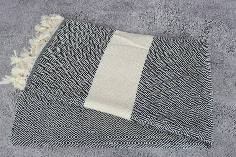 Custom Name Towel, Bachelorette Party Decorations, Organic towel, Cotton towel, Bachelor Gift, Embroidered Turkish Towel, 70x40 Cotton Diamond Towel - 6