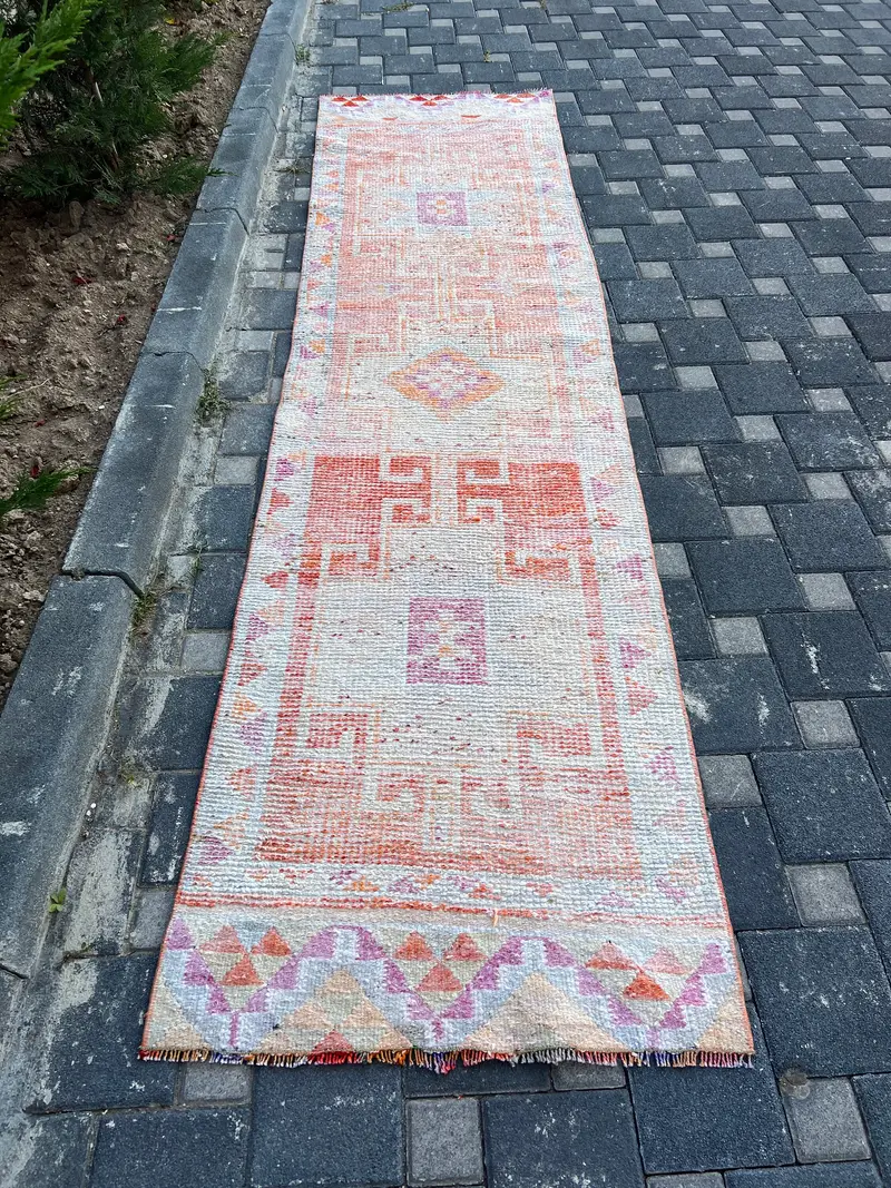 Alfombra Naranja Vibrante 6x3m Diseño Oriental