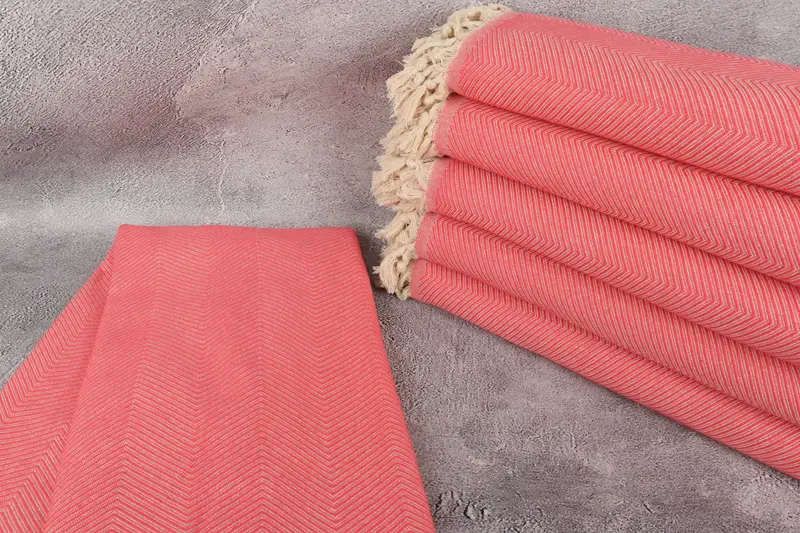 84x68 Cotton Zig zag Towel, Aesthetic Blanket, Woven Throw Blanket, Bridesmaid Gifts, Bachelorette Party Gifts Bridesmaids, Boho Throw Blankets - 2