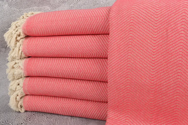 84x68 Cotton Zig zag Towel, Aesthetic Blanket, Woven Throw Blanket, Bridesmaid Gifts, Bachelorette Party Gifts Bridesmaids, Boho Throw Blankets - 1