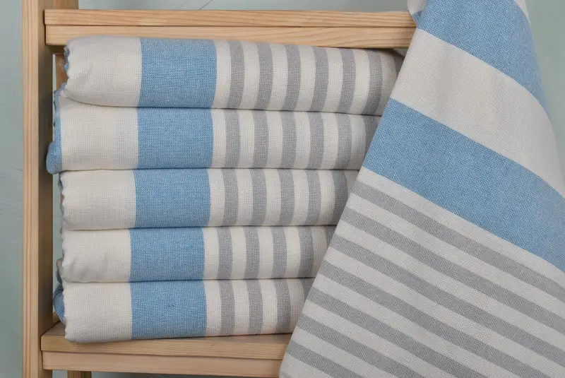 Personalized Hand Towel, Kitchen Towel, Embroidery Towels, Bridal Shower Gift, Monogram Towels, Turkish Hand Towel, 36x18 Cotton Striped Terry Towel - 2