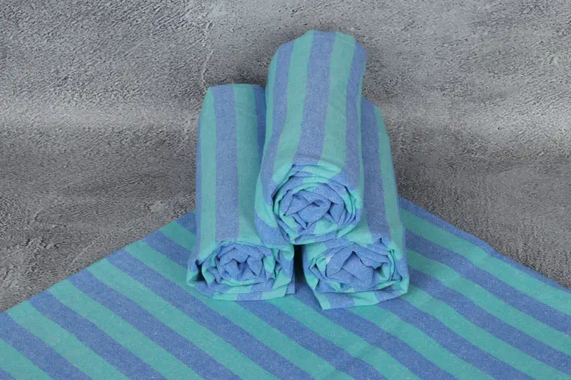 Turkish Towel Set, Custom Wedding Gift, 70x36 Cotton Striped Towel, Organic Turkish towel, Handmade Turkish Towel, Cotton towel, Engagement Gift - 7