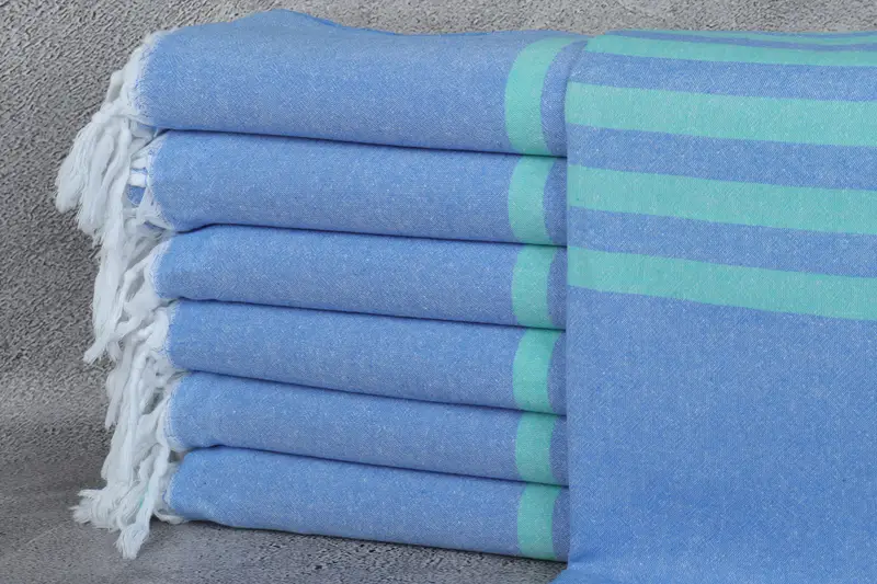 Turkish Towel Set, Custom Wedding Gift, 70x36 Cotton Striped Towel, Organic Turkish towel, Handmade Turkish Towel, Cotton towel, Engagement Gift - 1