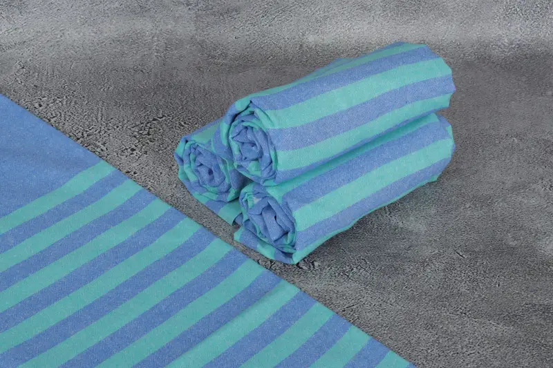 Turkish Towel Set, Custom Wedding Gift, 70x36 Cotton Striped Towel, Organic Turkish towel, Handmade Turkish Towel, Cotton towel, Engagement Gift - 8