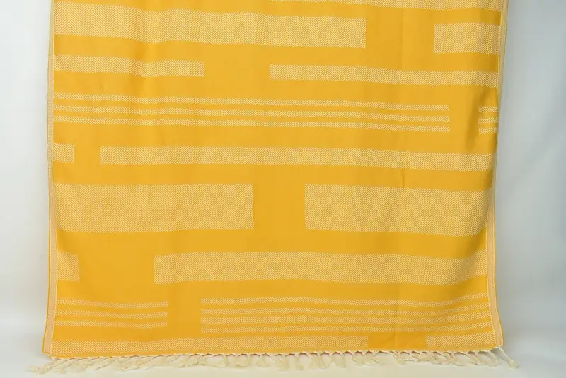 Bridal Shower Gift, Travel towel, Bridesmaid Gift Towel, Personalised Gift, Gym Towel, Unique Wedding Gift, 68x38 Cotton Chevron Towel - 1