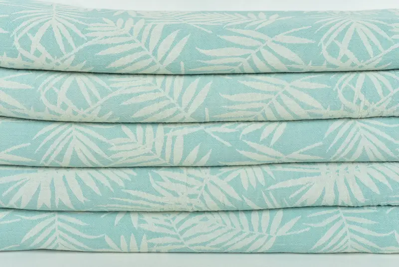 Turkish Blanket, 100x80 Cotton Floral Patterned Towel, Turkish Bedcover, Boho Throw Blankets, Bridal Shower Gift, Family Gift Basket, Memorial Gift - 3