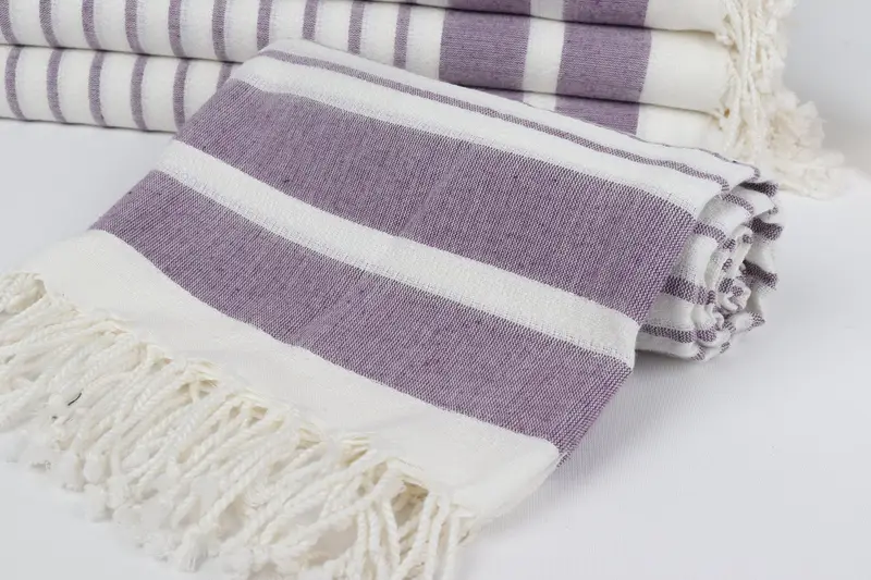 Travel towel, Bachelorette Towel, 70x40 Cotton Striped Towel, Embroidered Towel, Lightweight Turkish towel, Beach Towel Personalized, Peshtemal - 4