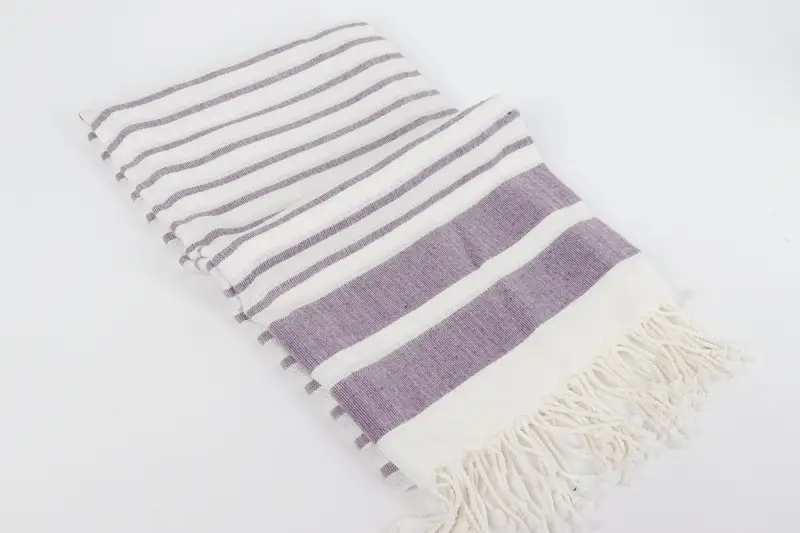Travel towel, Bachelorette Towel, 70x40 Cotton Striped Towel, Embroidered Towel, Lightweight Turkish towel, Beach Towel Personalized, Peshtemal - 6