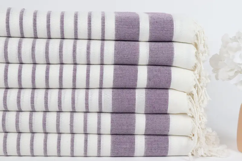 Travel towel, Bachelorette Towel, 70x40 Cotton Striped Towel, Embroidered Towel, Lightweight Turkish towel, Beach Towel Personalized, Peshtemal - 3