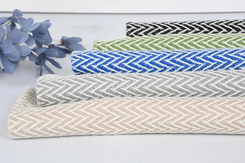 Personalized Gifts, Monogram Kitchen Towel, Spa Gift, Spa Towel, 34x18 Cotton Zigzag Design Towel, Best Friend Gift, Turkish Towel Hand Towel - 4