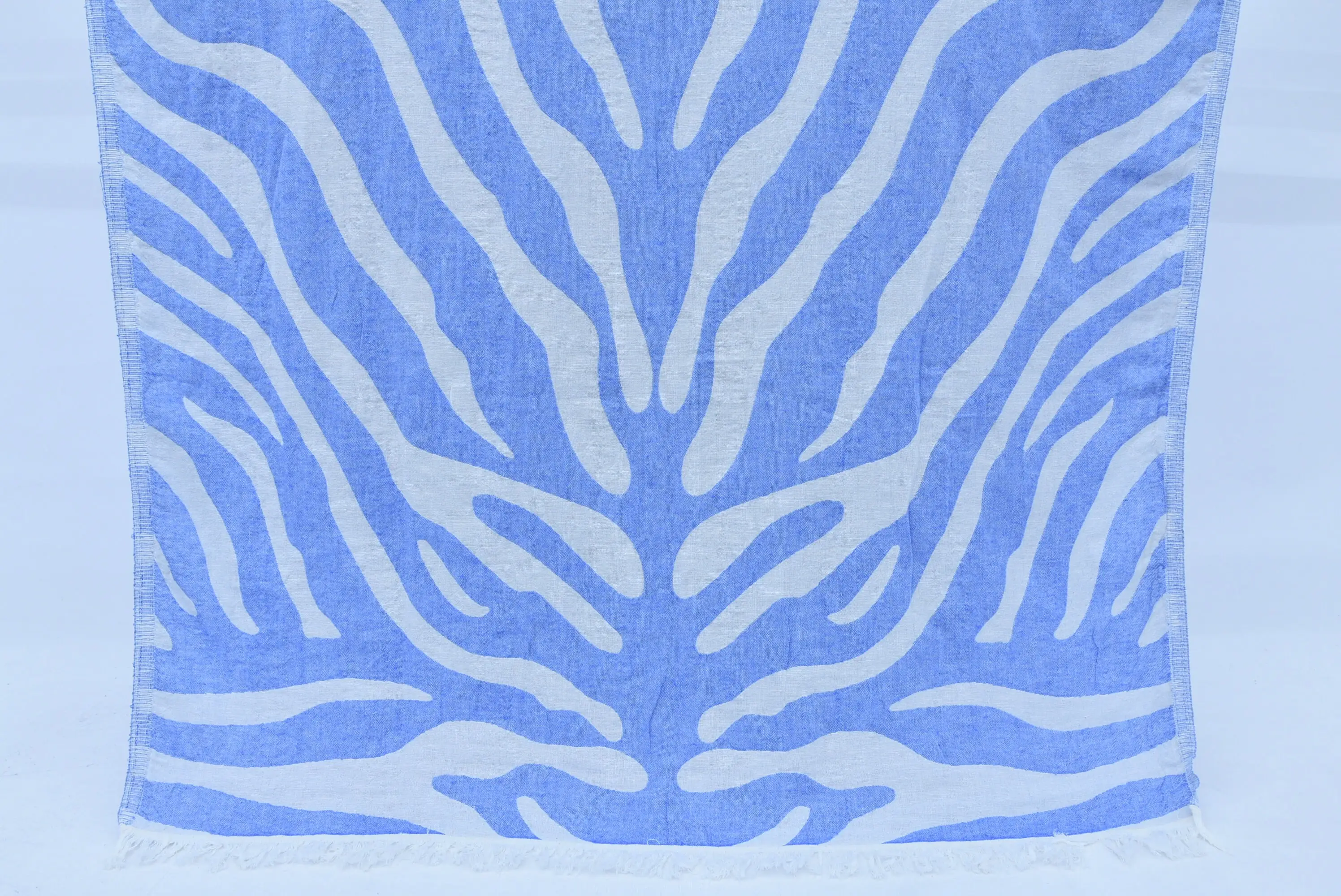 Peshtemal Towel Turkish Cotton Light Blue, 40x66 inches - 1