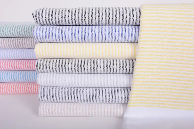 Spa Gift, 70x36 White Striped Organic Cotton Towel, Bachelorette Party