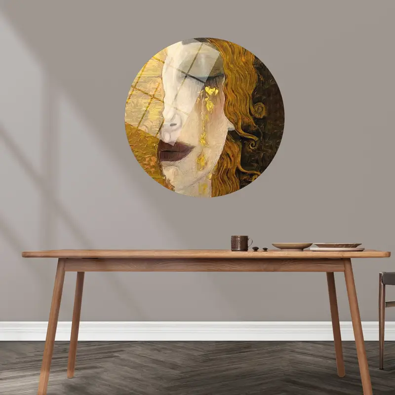 Gustav Klimt's Freya's Tears: Modern Canvas Art Print