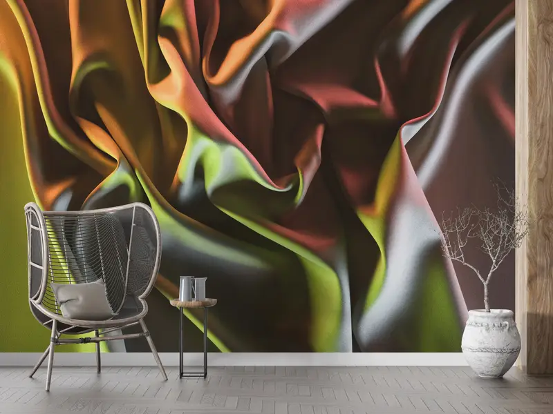 Bright Wall Paper,Fabric Wall Mural,Abstract Wall Mural,Modern Mural,Custom Wall Paper,3d Wall Paper,Silk Fabric Wallpaper, - 3