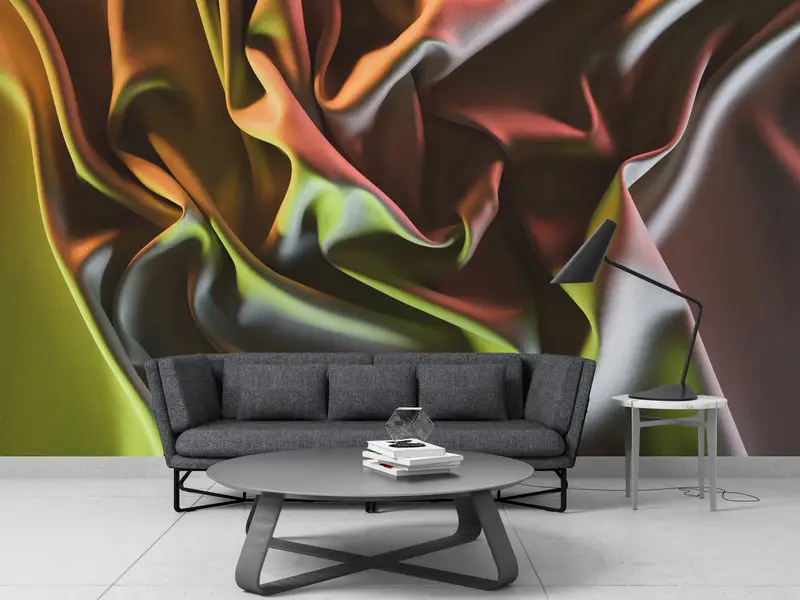 Bright Wall Paper,Fabric Wall Mural,Abstract Wall Mural,Modern Mural,Custom Wall Paper,3d Wall Paper,Silk Fabric Wallpaper, - 5