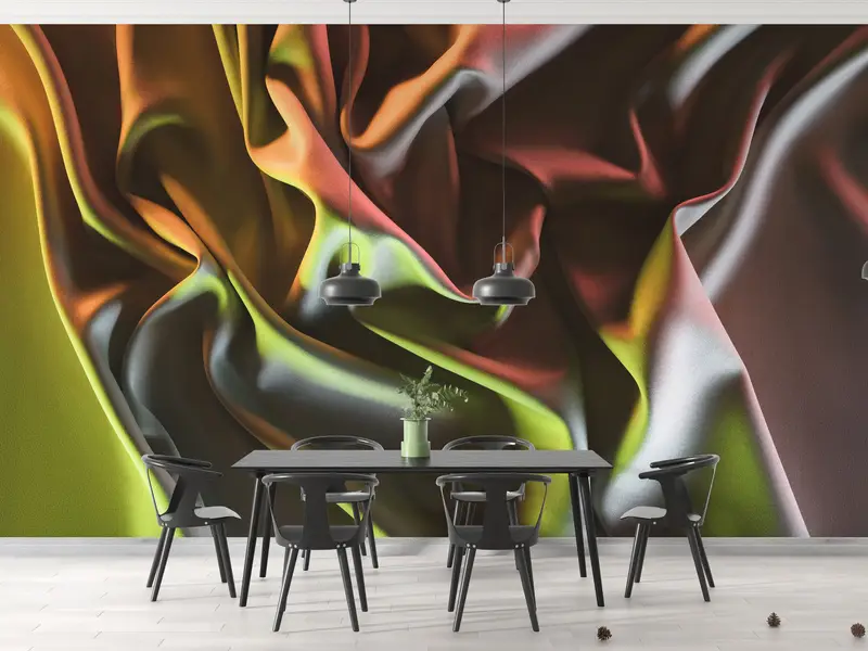 Bright Wall Paper,Fabric Wall Mural,Abstract Wall Mural,Modern Mural,Custom Wall Paper,3d Wall Paper,Silk Fabric Wallpaper, - 6
