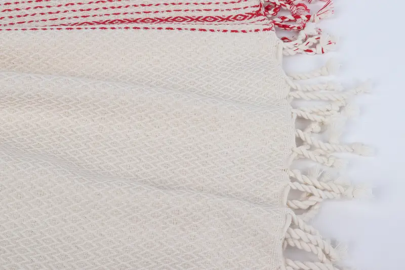 Lightweight towel, Valentines Day Gift, Embroidered Towel, 70x40 Cotton Diamond Towel, Gift For Him, Organic cotton peshtemal for spa and beach - 8
