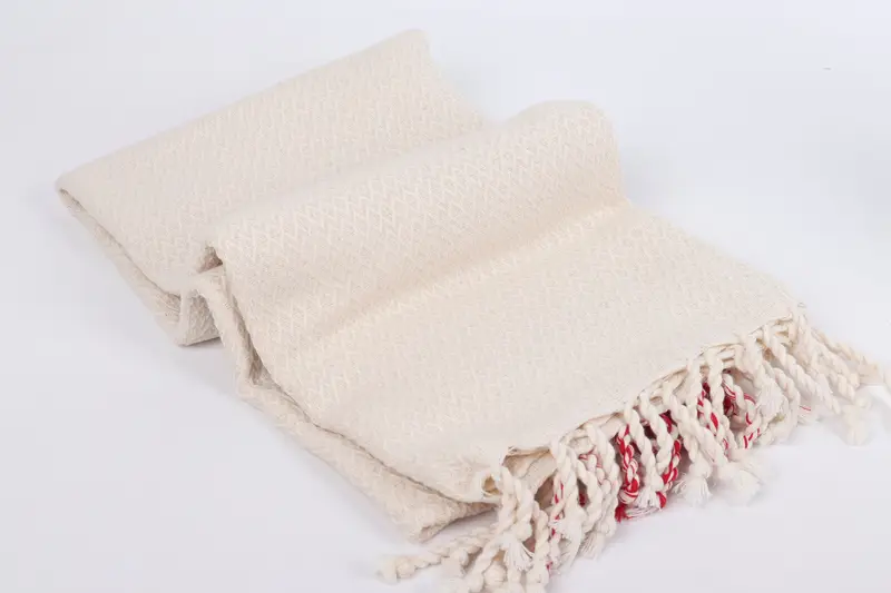 Lightweight towel, Valentines Day Gift, Embroidered Towel, 70x40 Cotton Diamond Towel, Gift For Him, Organic cotton peshtemal for spa and beach - 6