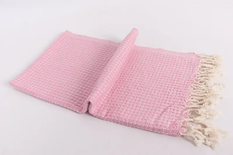 Turkish Towel Hand Towel, Personalized Wedding Gift For Couple, Personalized Hand Towel, Personalized Kitchen Towel, 44x22 Cotton Waffle Towel - 6