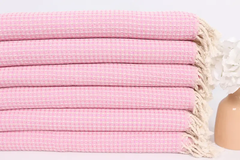 Turkish Towel Hand Towel, Personalized Wedding Gift For Couple, Personalized Hand Towel, Personalized Kitchen Towel, 44x22 Cotton Waffle Towel - 3