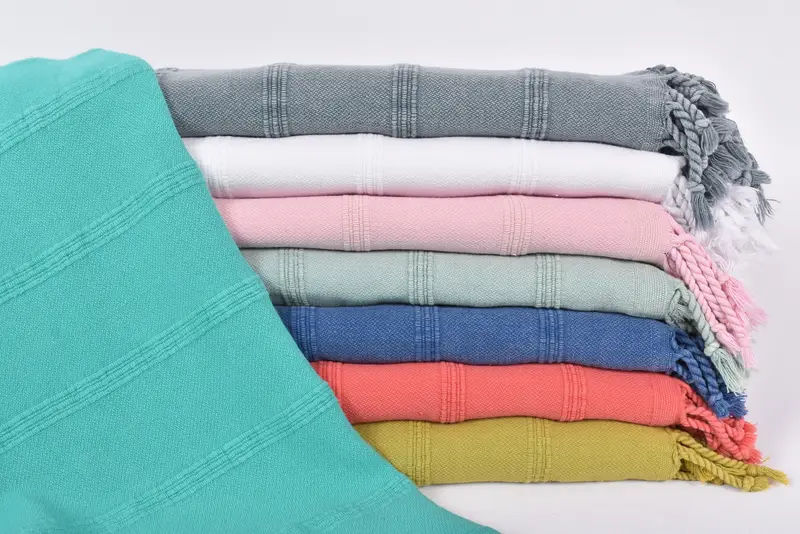 Soft towel, 70x40 Cotton Stonewashed Towel, Anniversary Gift For Her, Bridal Shower Gift, Soft and absorbent Turkish towel, Organic Turkish towel - 1
