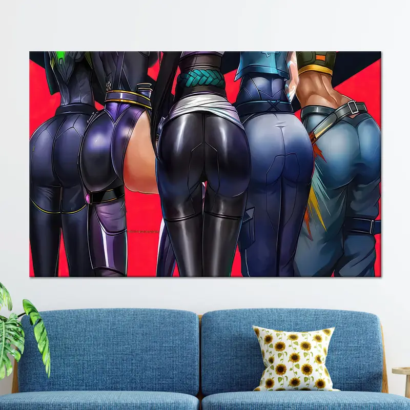 Sage Reyna Raze Viper Killjoy Ass Trendy Canvas Print