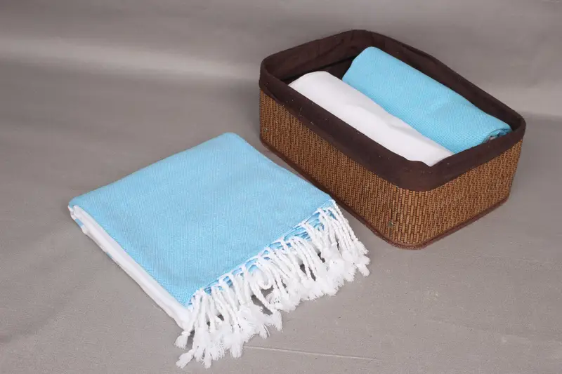 Gift For Her, Best Beach Towel, Monogram Beach Towel, 70x40 Cotton Striped Towel, Handwoven Turkish bath towel, Spa Towel, Wedding Gift For Bride - 7