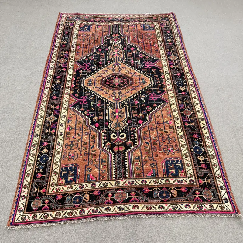 Alfombra Camuflaje Rosa, 4,6x7,7ft Chic Home Decor