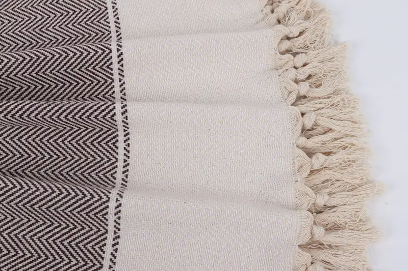 Bridesmaid Gift Towel, Peshtemal Towel, Merry Christmas Gifts, 70x36 Cotton Herringbone Towel, Embroidered Towel, Housewarming Gift, Soft towel - 24