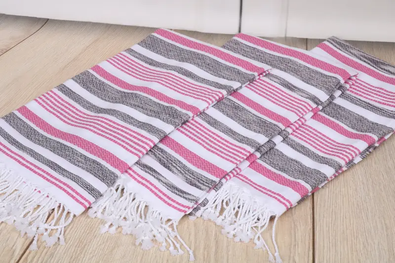 Monogram Beach Towel, Luxury towel, Soft organic Turkish peshtemal for luxury spa use, Beach Towel Bulk, Halloween Gifts, 70x40 Cotton Striped Towel - 6
