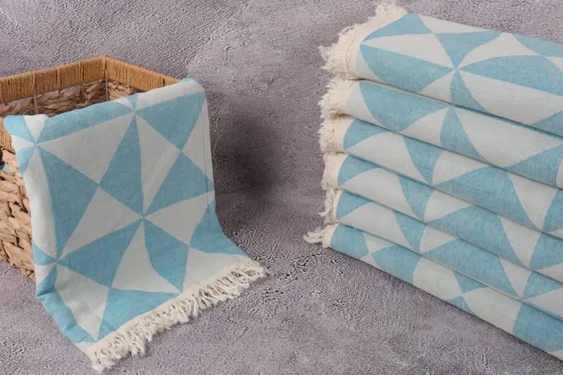 Organic towel, Bachelor Party Favors, Birthday Gift, Organic Towel, 70x40 Cotton Geometric Towel, Custom Beach Towel, Spa Towel, Turkish Towel Beach - 4