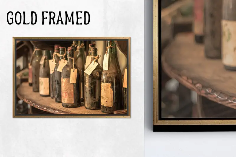 Trendy Çiftlik Evi Şarap Kanvası: Şarap Severler için Zarif Dekor