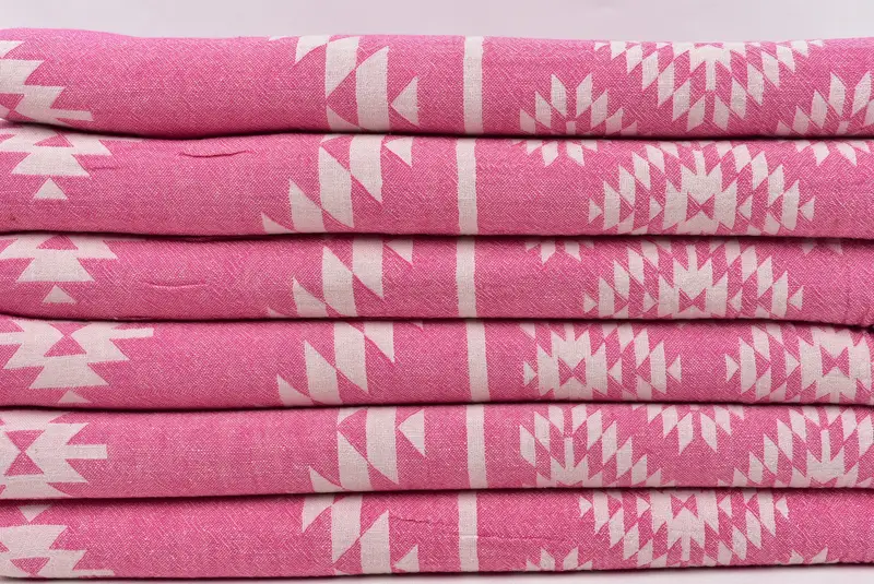 Guest Towel, Gift For Bride, Home Decor Gifts, Best spa Turkish towel for luxury home decor, 70x36 Cotton Kilim Towel, Best Beach Towel, Thin towel - 3