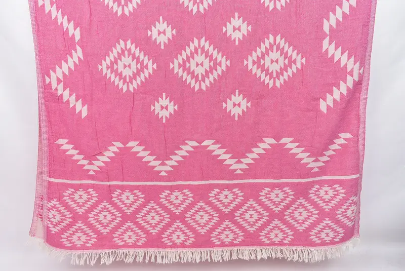 Guest Towel, Gift For Bride, Home Decor Gifts, Best spa Turkish towel for luxury home decor, 70x36 Cotton Kilim Towel, Best Beach Towel, Thin towel - 1