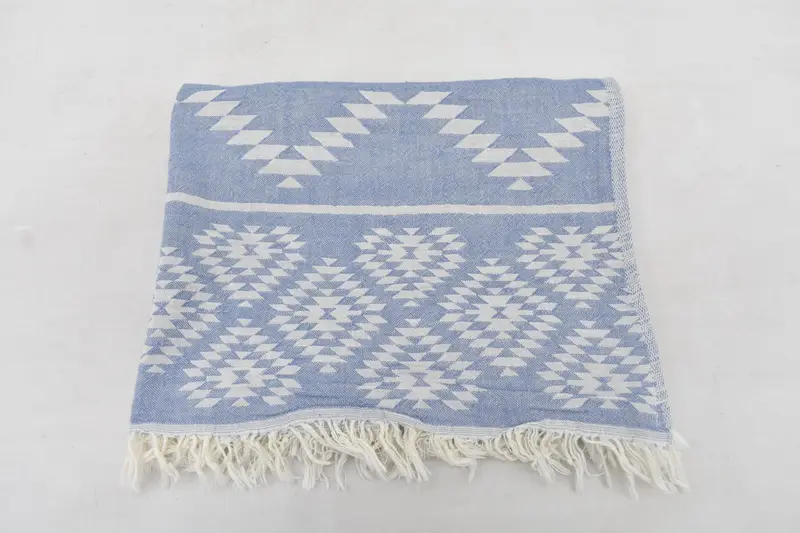 40x18 Cotton Kilim Towel, Christmas Favors, Monogram Hand Towel, Bathroom Towels, Custom Name Towel, Wedding Favors, Gift For The Home, Travel Towel - 8
