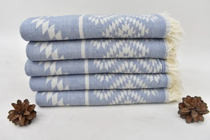 40x18 Cotton Kilim Towel, Christmas Favors, Monogram Hand Towel, Bathroom Towels, Custom Name Towel, Wedding Favors, Gift For The Home, Travel Towel - 3