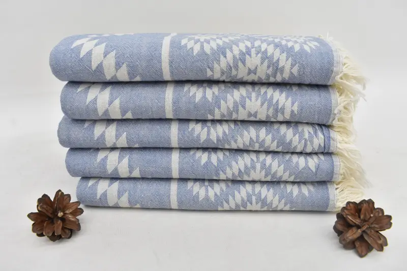 40x18 Cotton Kilim Towel, Christmas Favors, Monogram Hand Towel, Bathroom Towels, Custom Name Towel, Wedding Favors, Gift For The Home, Travel Towel - 4