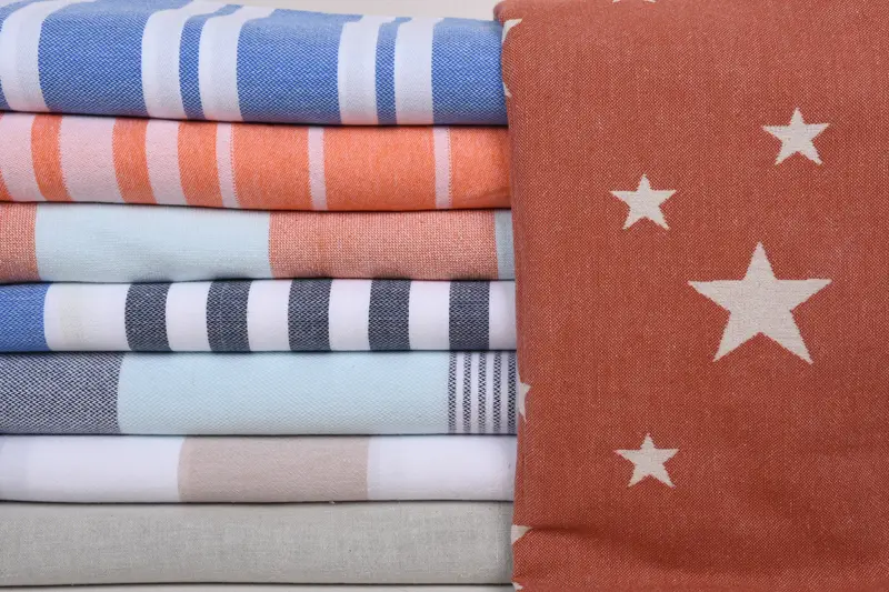 Personalized Bridesmaid Gift, Bridal Shower Gift, 70x40 Cotton Set of 8 Towel, Bachelor Party Gifts, Turkish Towel Beach Towel, Cotton towel - 1