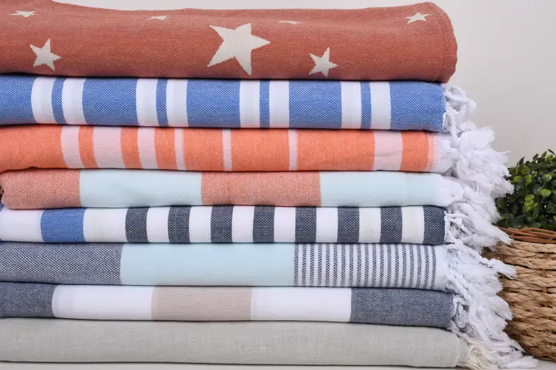 Personalized Bridesmaid Gift, Bridal Shower Gift, 70x40 Cotton Set of 8 Towel, Bachelor Party Gifts, Turkish Towel Beach Towel, Cotton towel - 2