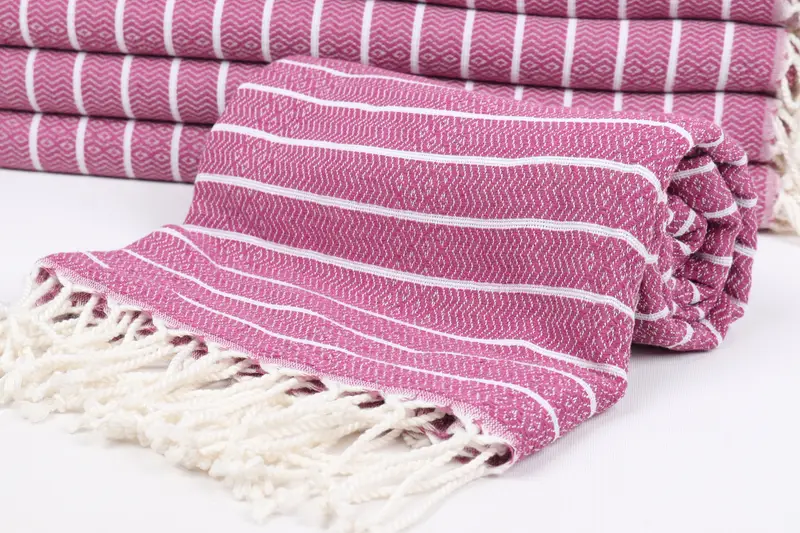 Personalized Turkish Towel, Bridesmaid Towel, Home Decor Gifts, 70x40 Cotton Striped Towel, Bachelorette Party Favors Beach, Monogrammed Beach Towel - 4