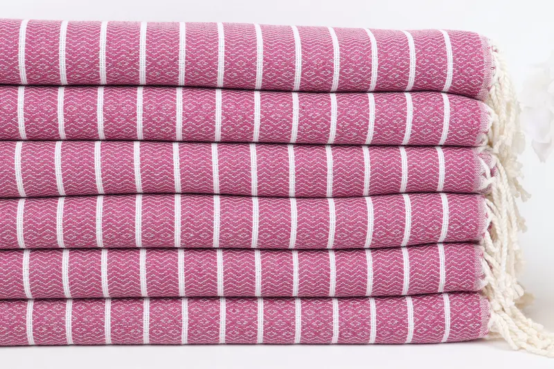 Personalized Turkish Towel, Bridesmaid Towel, Home Decor Gifts, 70x40 Cotton Striped Towel, Bachelorette Party Favors Beach, Monogrammed Beach Towel - 3