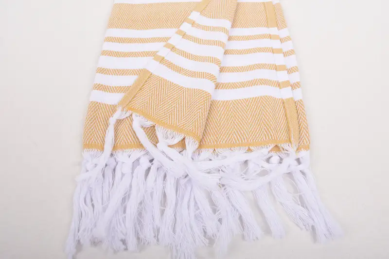 Anniversary Gift For Her, Bridesmaid Gifts, Best Wedding Gift, 40x20 Cotton Zig zag Towel, Holiday Towel, Personalized Gift, Monogram Hand Towel - 8