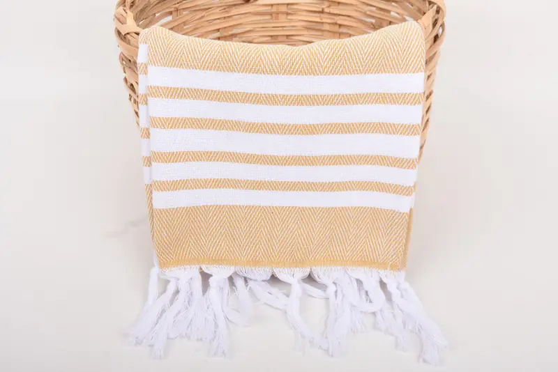 Anniversary Gift For Her, Bridesmaid Gifts, Best Wedding Gift, 40x20 Cotton Zig zag Towel, Holiday Towel, Personalized Gift, Monogram Hand Towel - 5