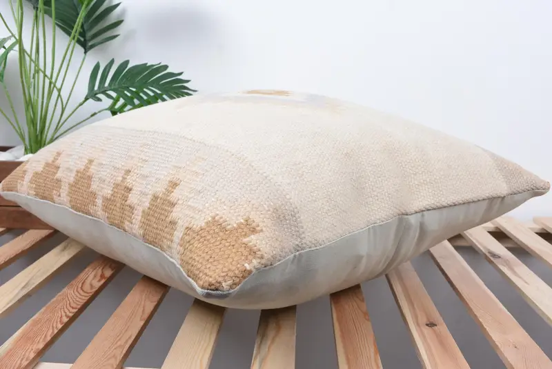 Gift Pillow, 24x24 White Pillow Cover, Handmade Throw Pillow Cover, Pillow Cover, Vintage Kilim Throw Pillow, Floor Cushion Case, Pillow for Sofa - 6